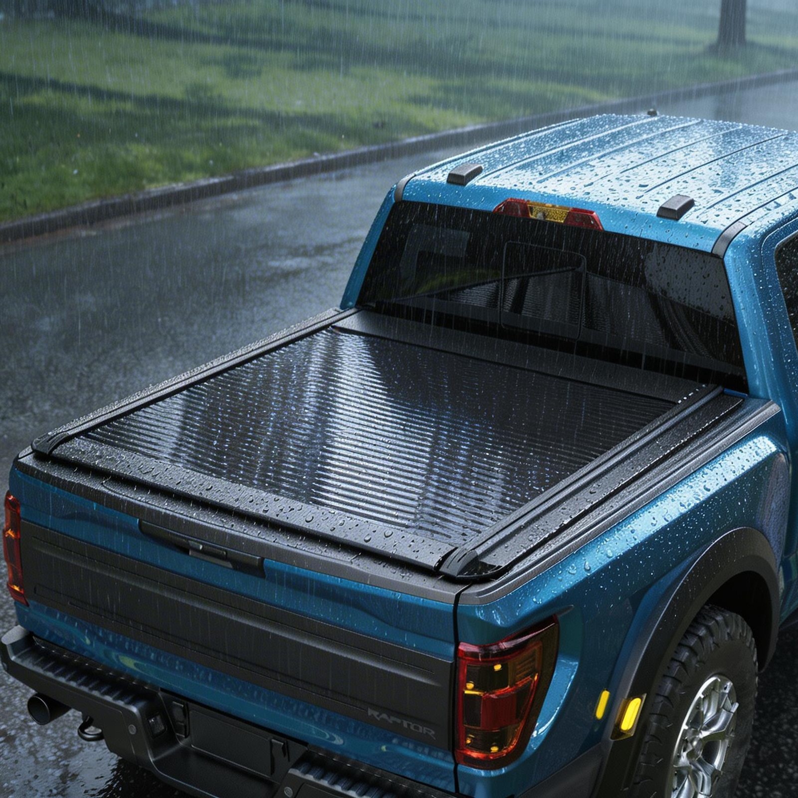 5.5FT Hard Tonneau Cover For 2009-2025 Ford F-150 F150 Truck Bed Aluminum Alloy