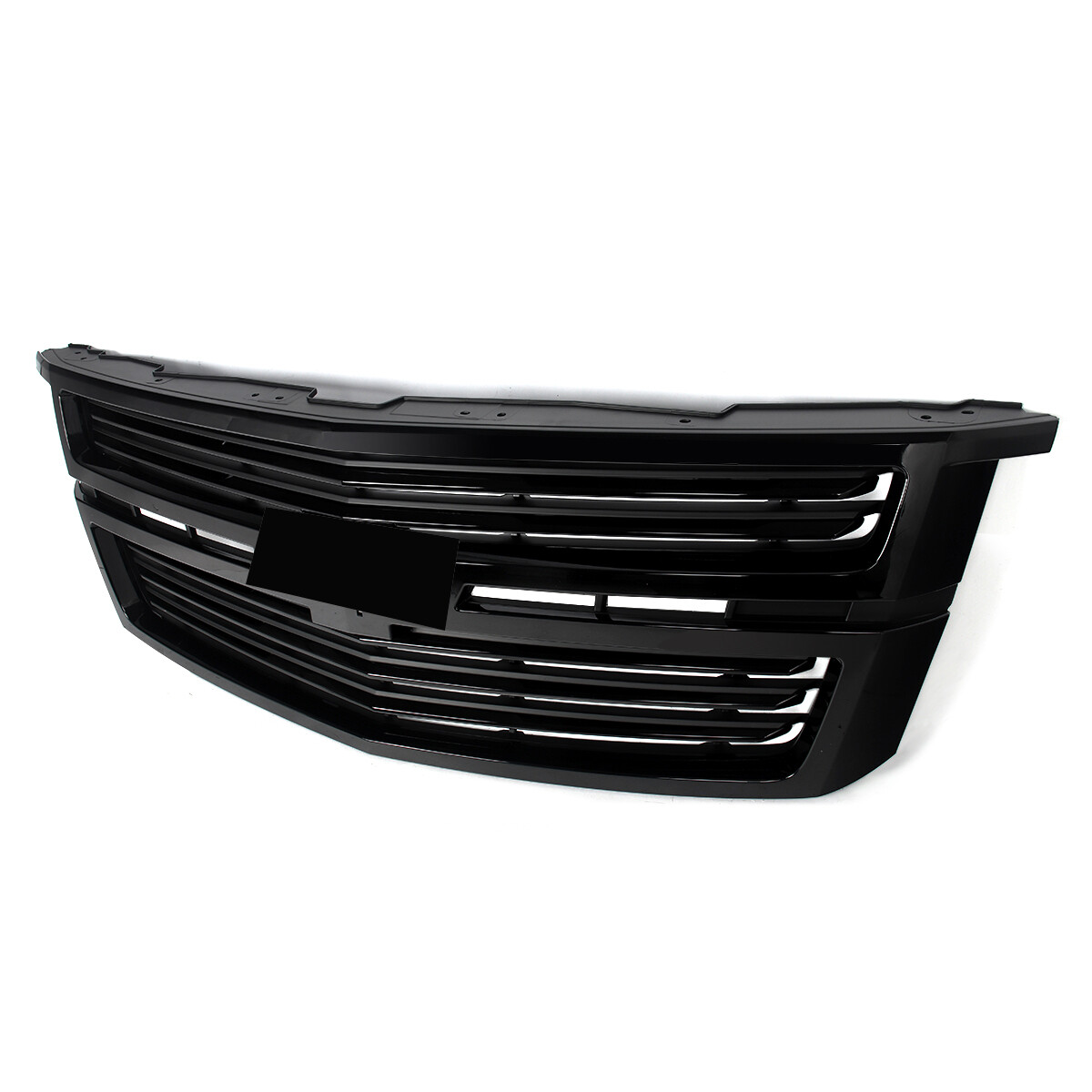 Front Upper Grille Gloss Black For Chevy Tahoe/Suburban LTZ 2015-2020 #GM1200704