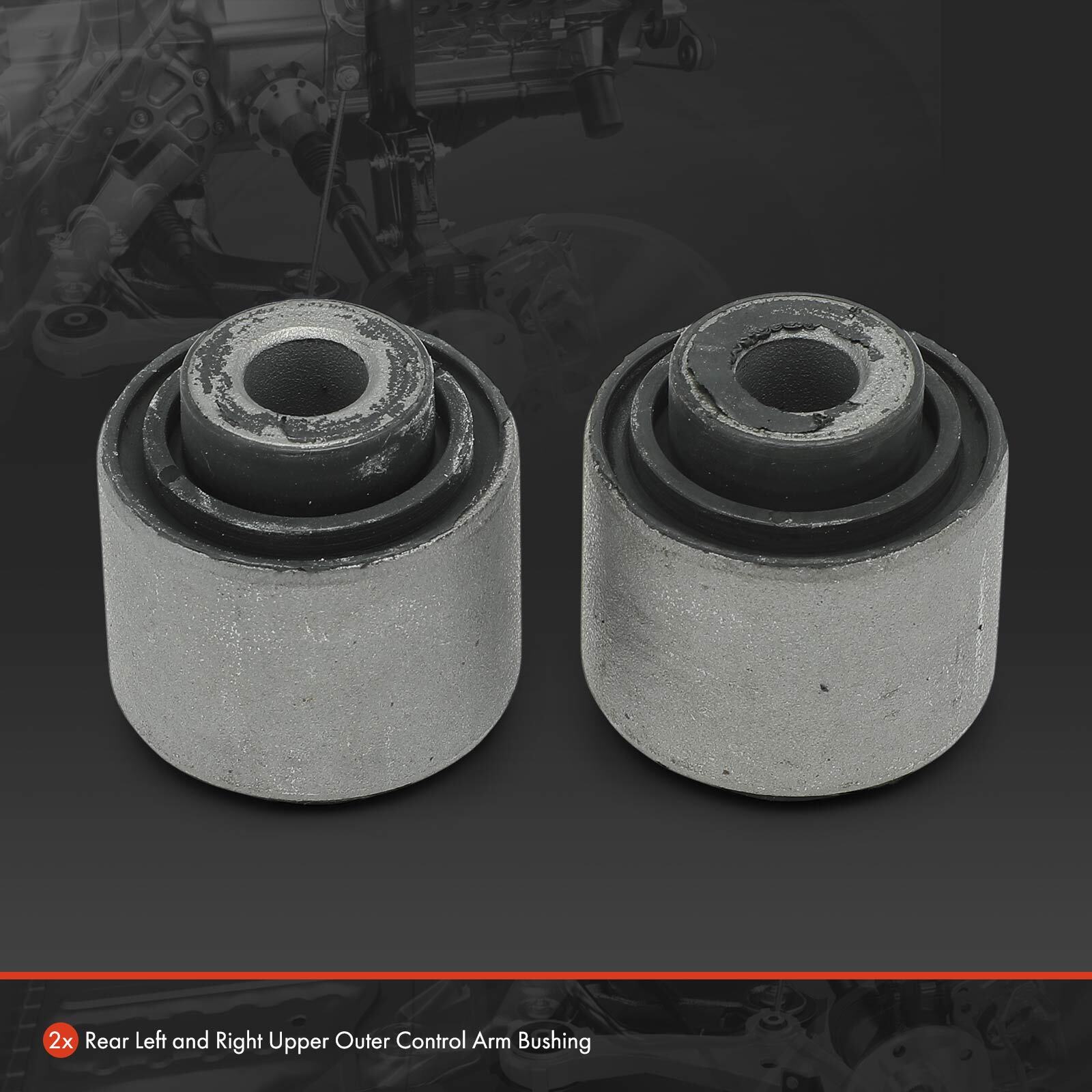 2x Rear Upper Outer Control Arm Bushing for Honda CR-V 2002-2006 Civic Element