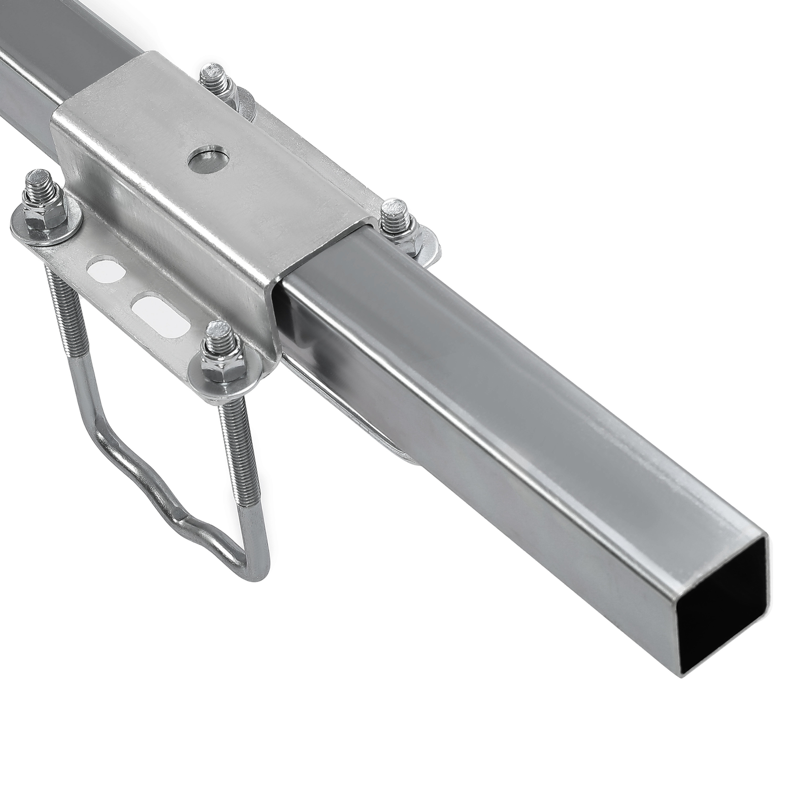 Pair 60″ Boat Trailer Zinc-Plated Guide On Post Kit With PVC Poles Covers