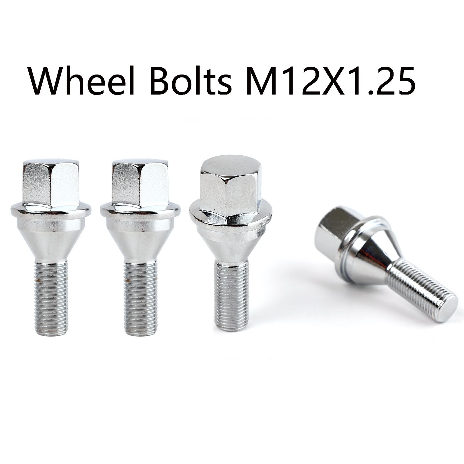 4x For Jeep Cherokee Renegade Compass Car Wheel Bolts Lug Nut M12x1.25 6511051AA