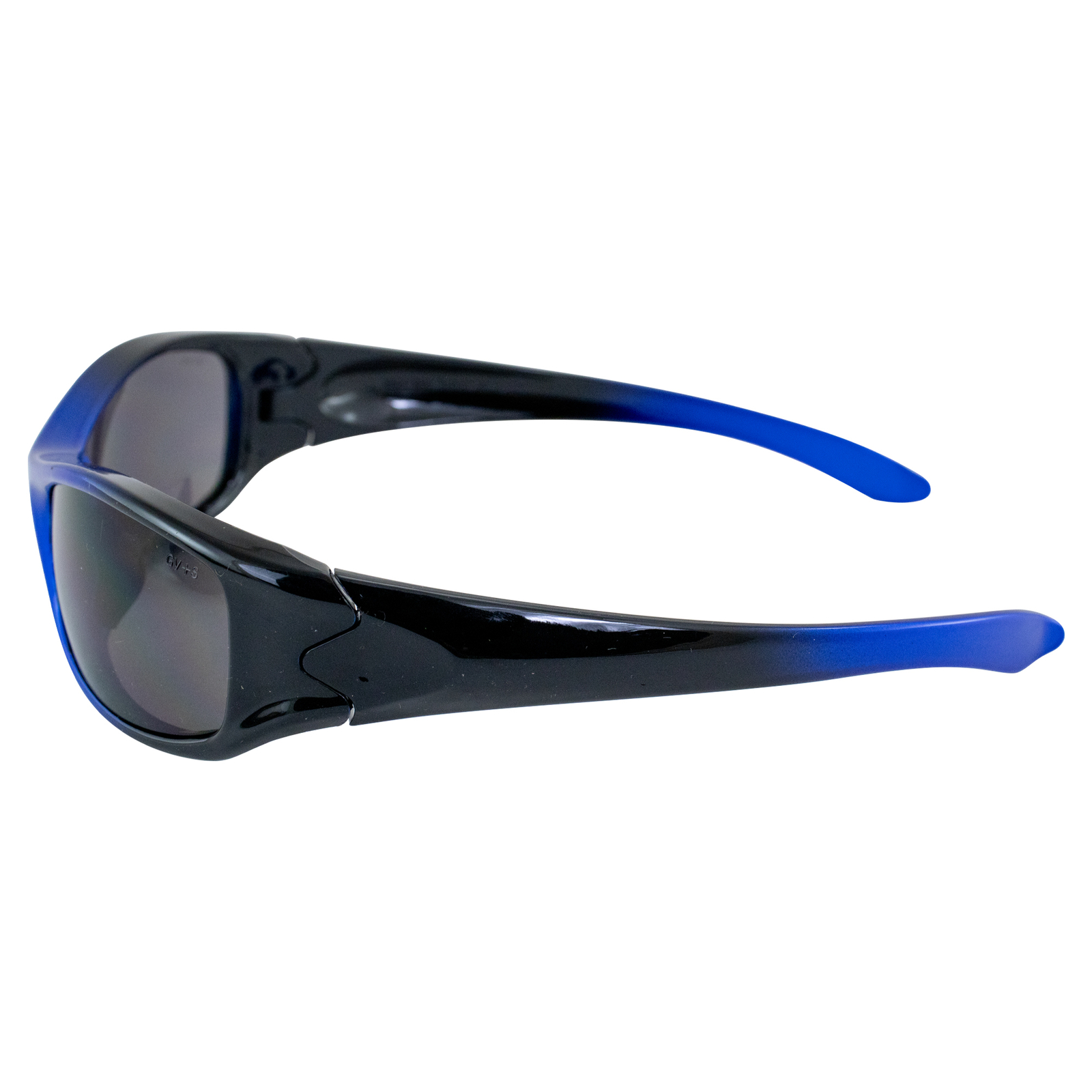 Wrap Around Sunglasses 100% UV400 Protection Two Tone Frame Smoke Lens