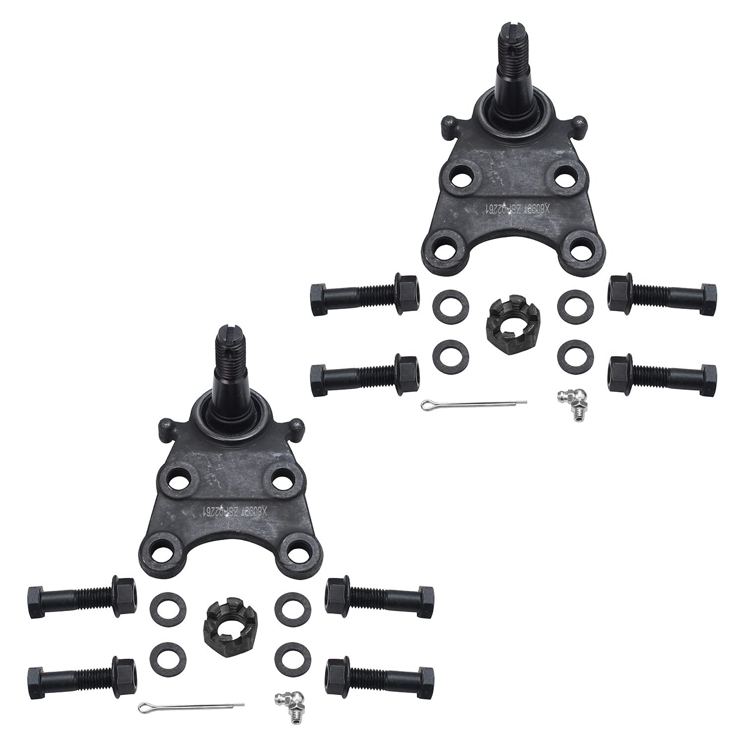 4pc Front Upper and Lower Ball Joints for 2004-2012 Colorado Canyon i-350 i-370