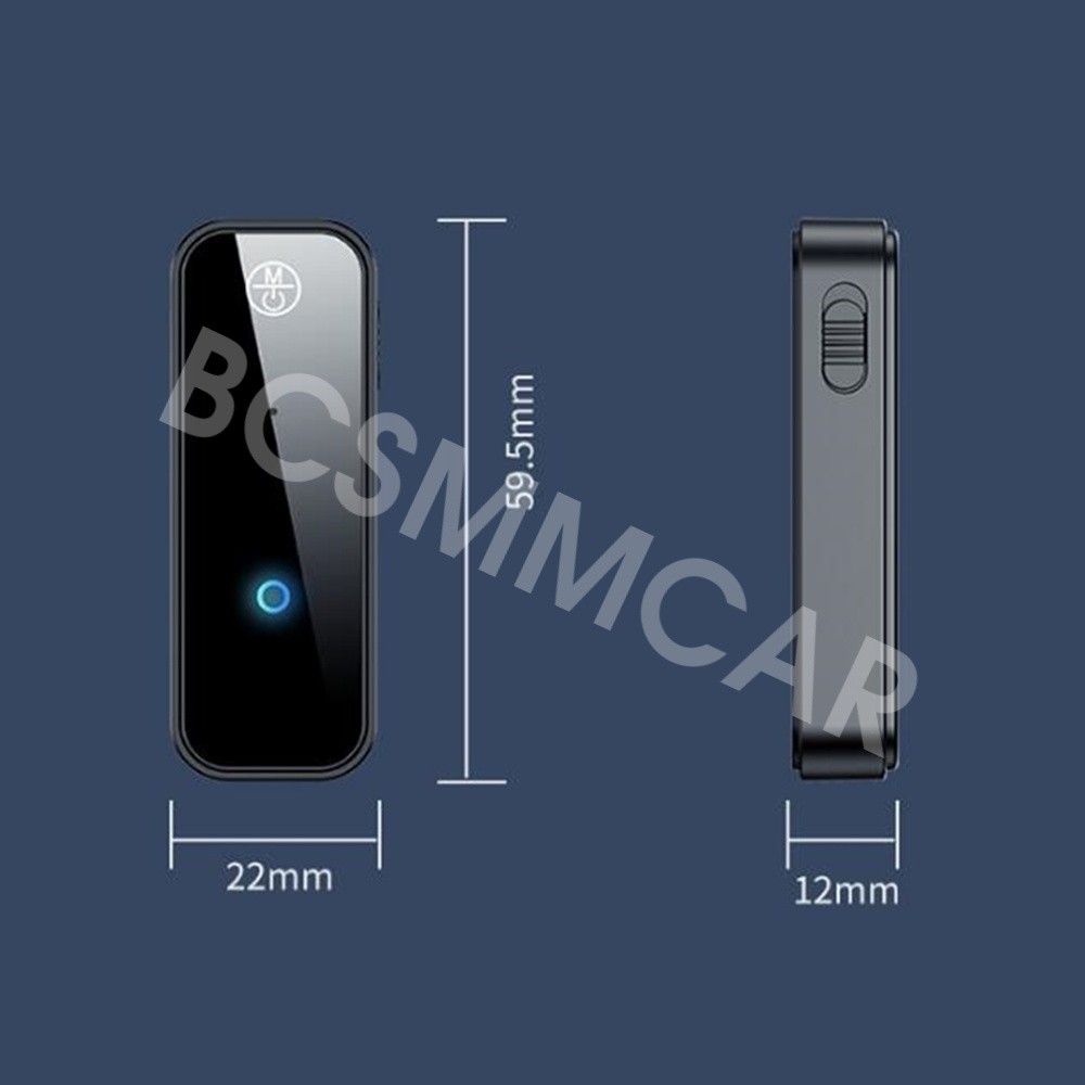 Bluetooth 5.0 USB Wireless Transmitter Receiver 2in1 Car Audio Adapter 3.5mm Aux