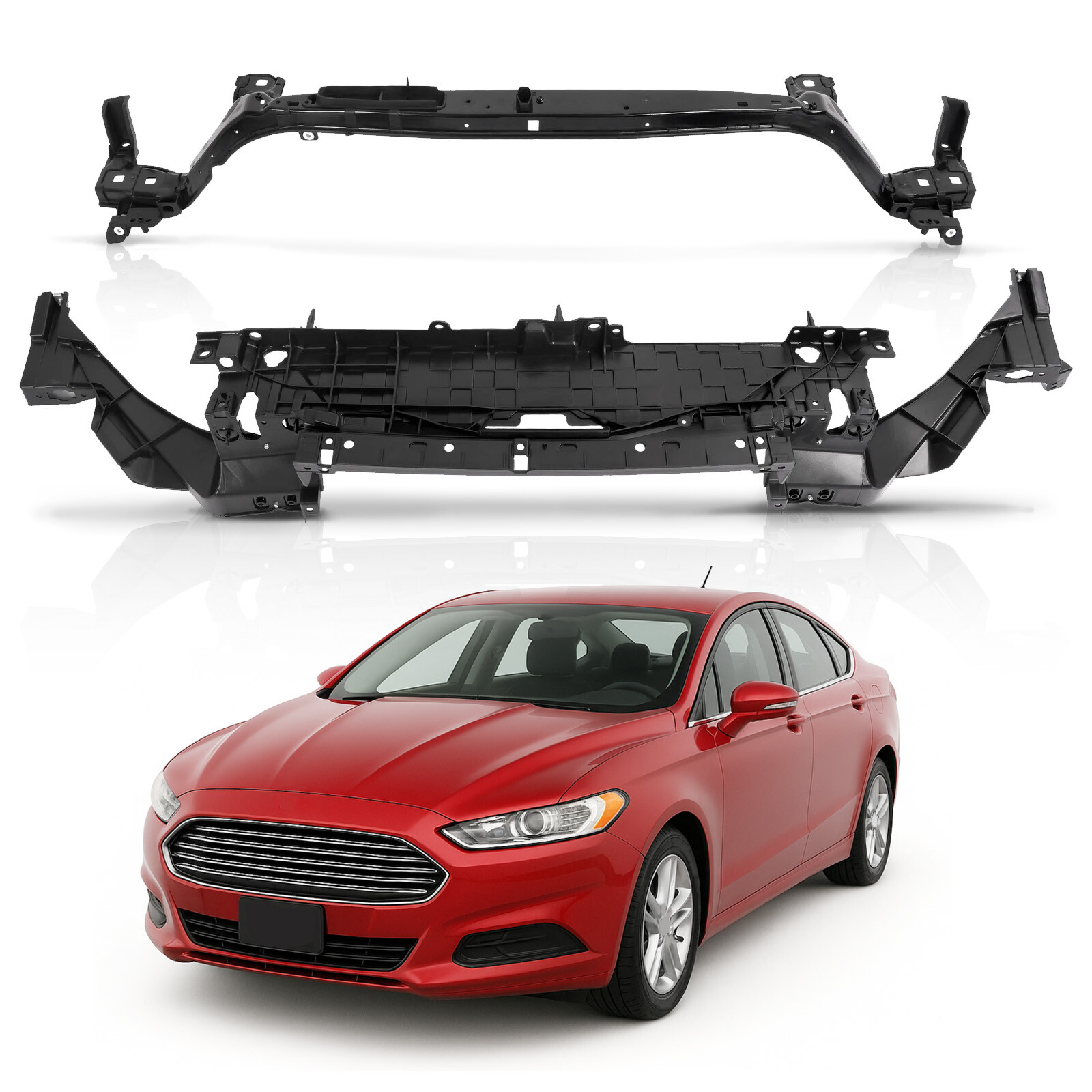 Radiator Support Assembly Mount Panel & Upper Tie Bar For Ford Fusion 2013-2016