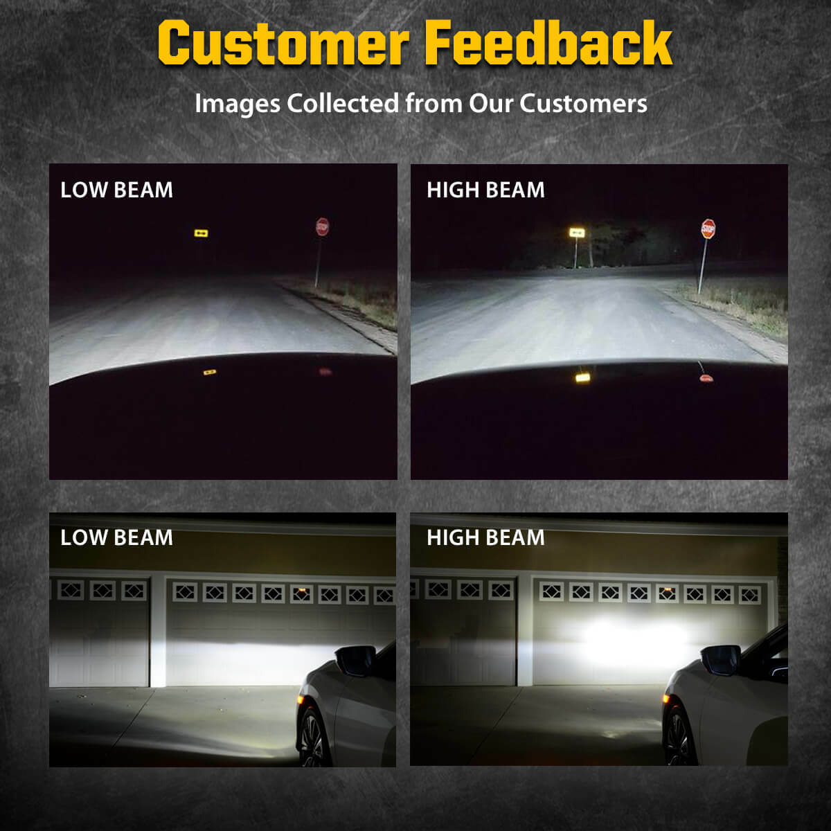 LASFIT 880 881 892 893 LED Fog Light Bulb Conversion Kit 5000LM 6000K 50W White