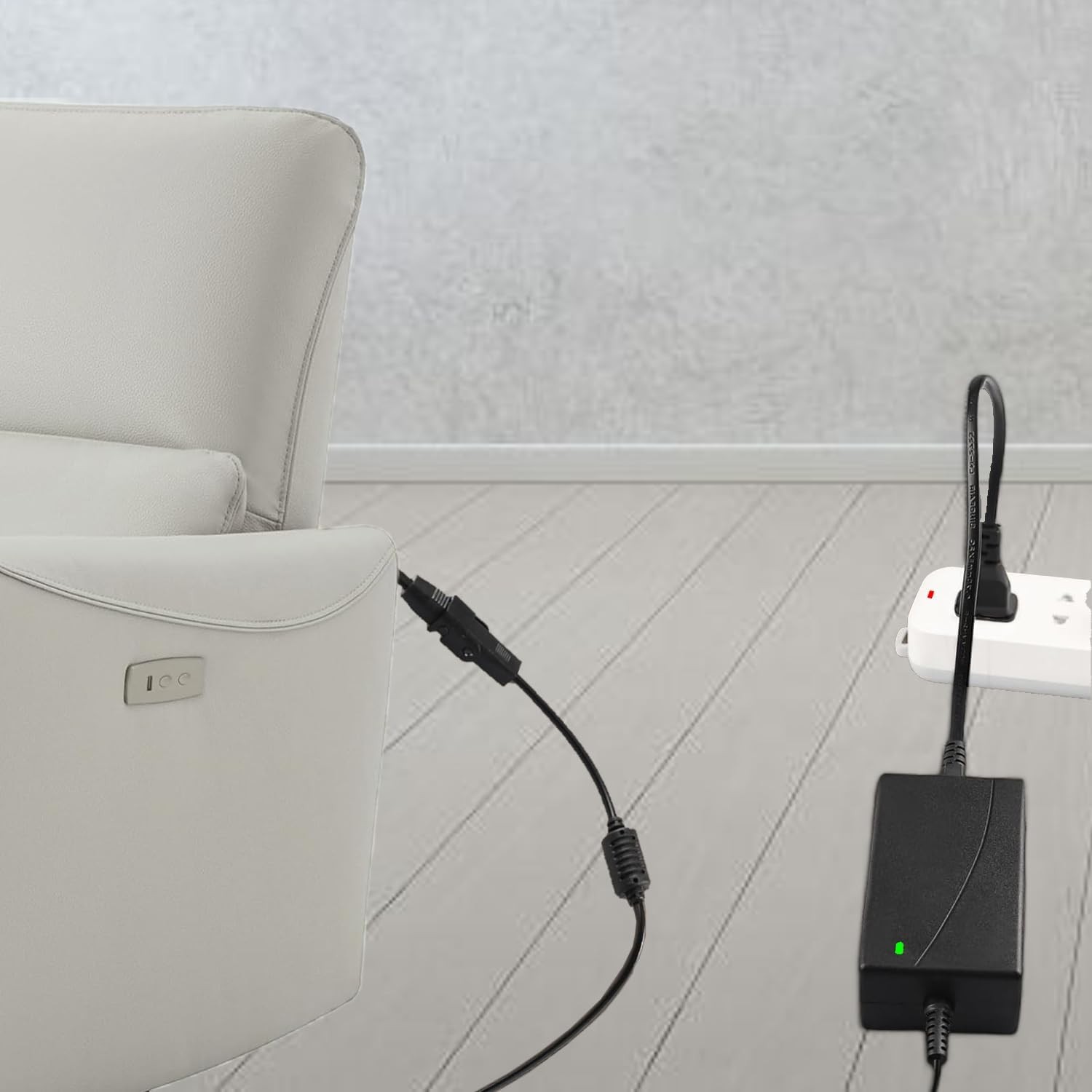 29V 2A Power Supply Adapter for Electric Recliner Lift Chair Couch 2 Pin Connect