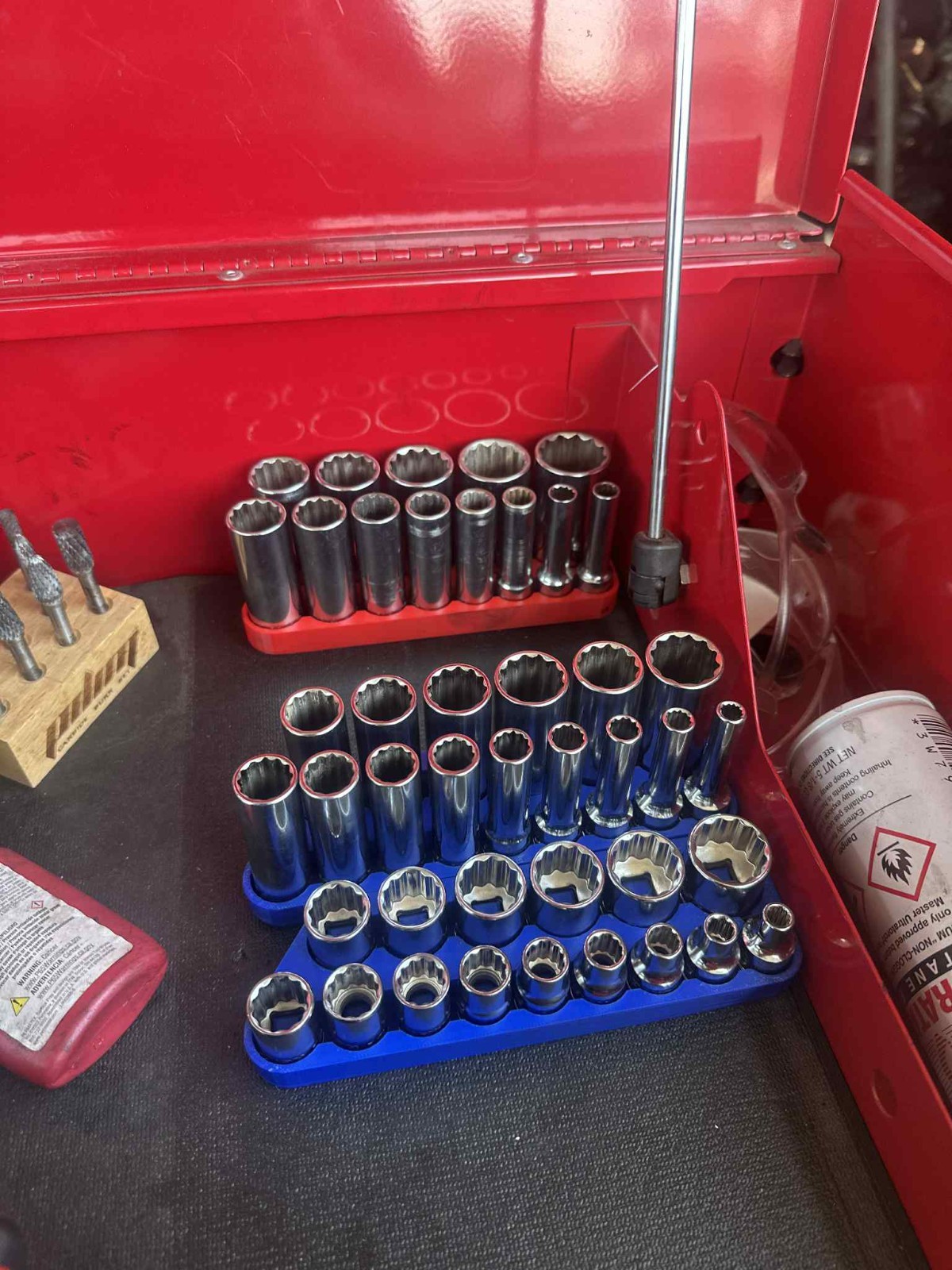 SPACE SAVER Socket Holder Organizer SAE MM