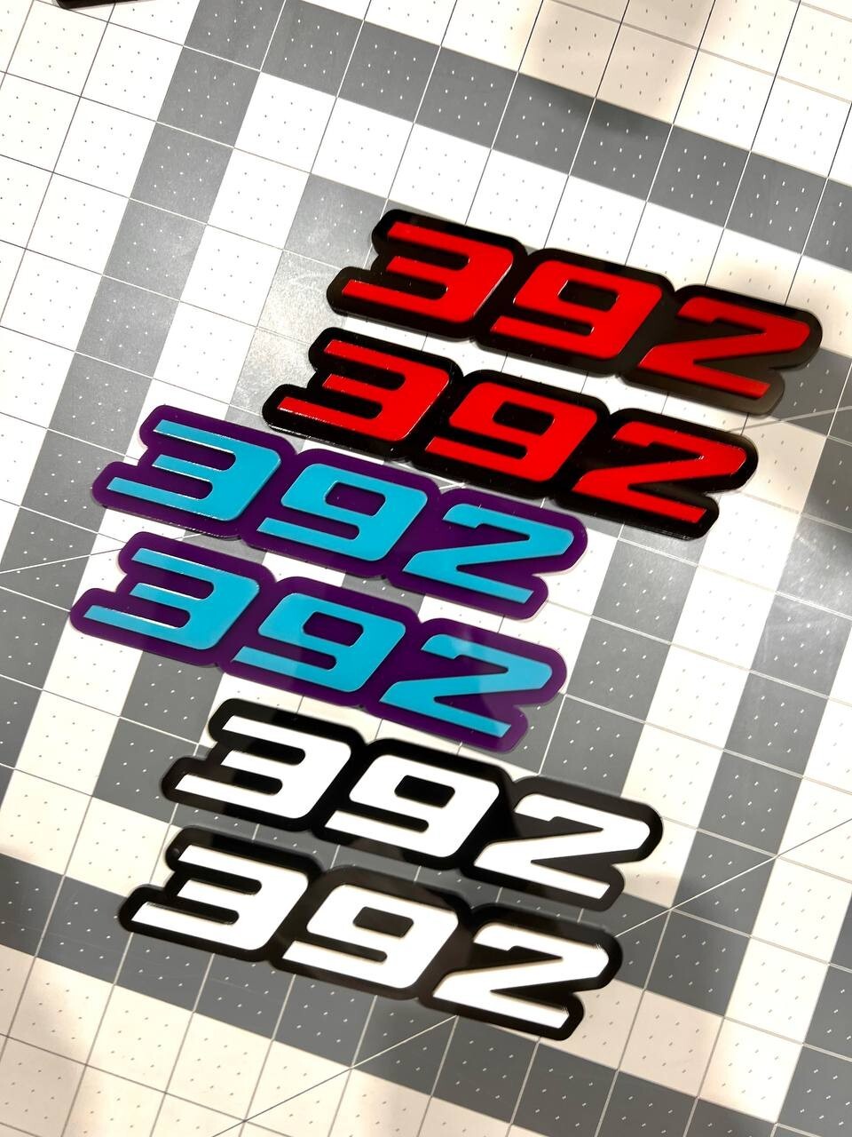Multicolor 392 Emblems – 392 Side Fender Badges (Set of 2) for 392 Emblem