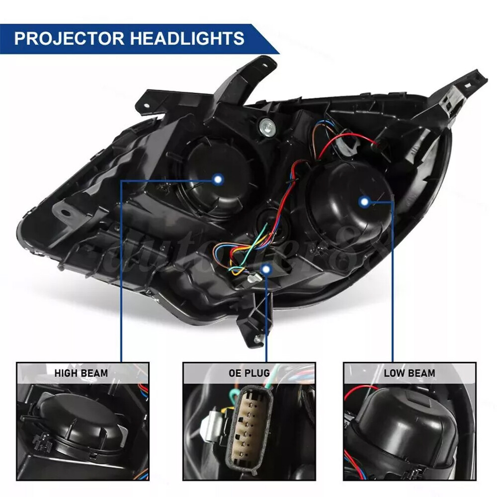 For 2016 2017 Chevrolet Equinox Halogen Headlight W/ Bulb Chrome Right Passenger
