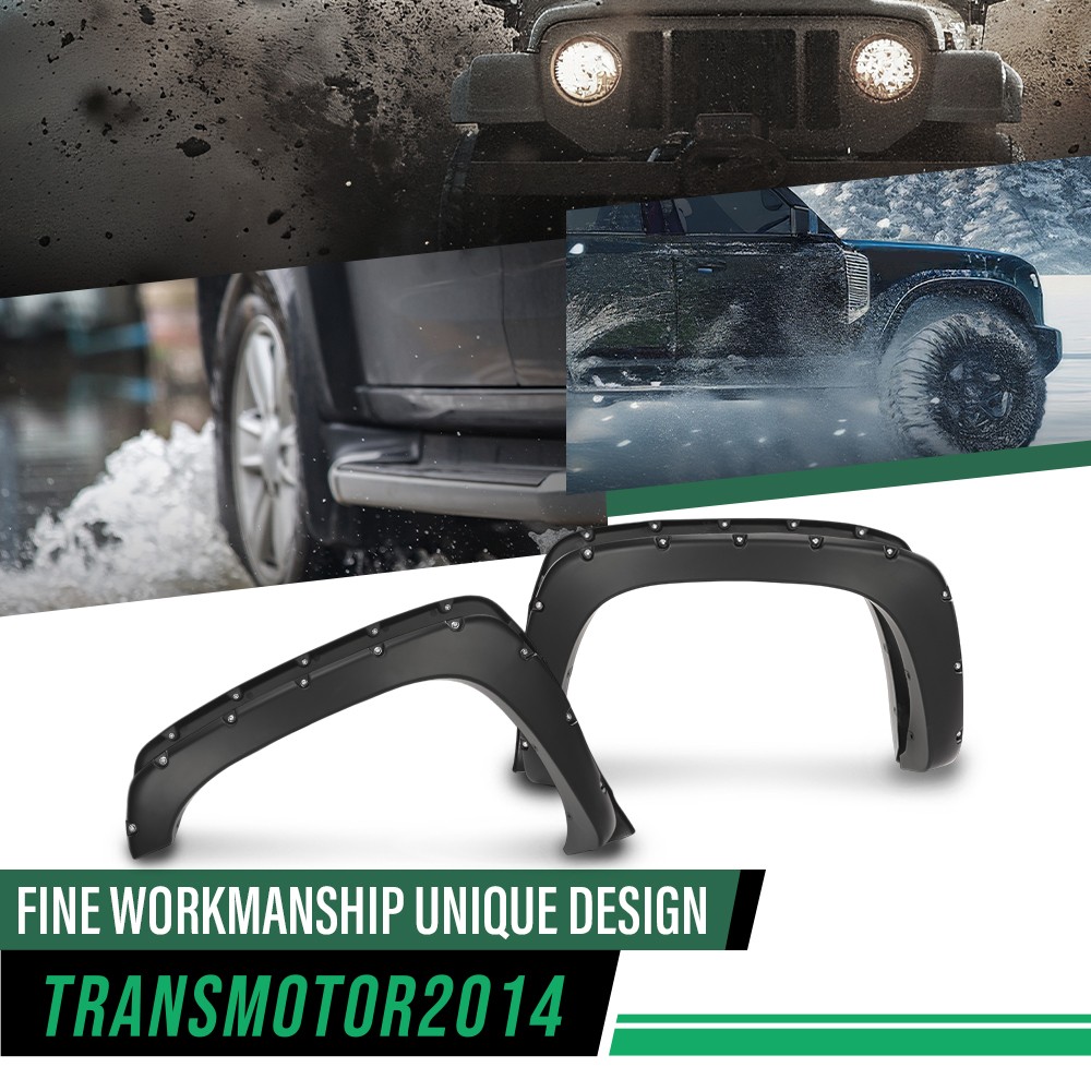 Fit For Chevy Silverado GMC Sierra 99-06 Bolt On Rivet Wheel Fender Flares Cover