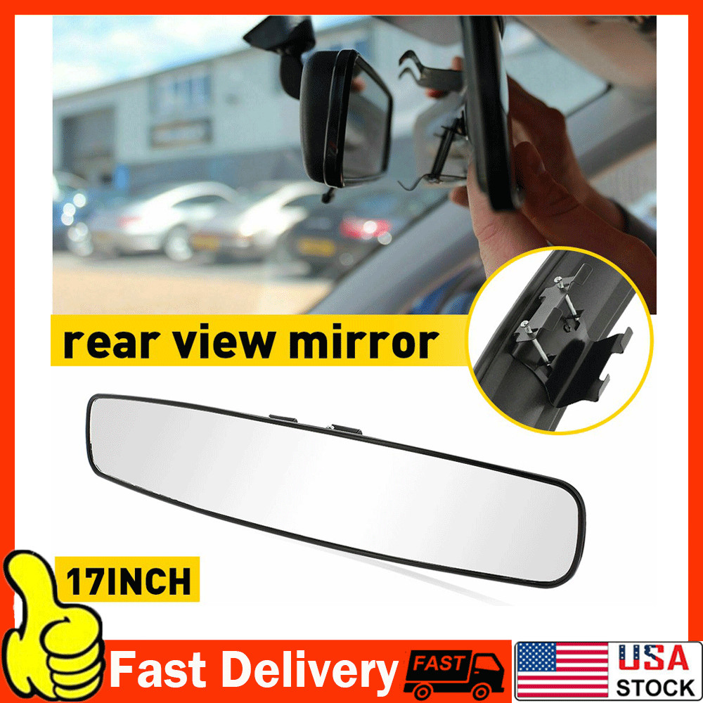 Universal For Wide Angle Car Convex Truck SUV PANORAMIC Rear View Mirror 17” A