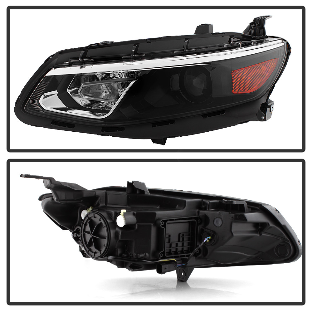 PAIR [Halogen Model] 2016 2017 2018 Chevy Malibu Projector Headlights Left+Right