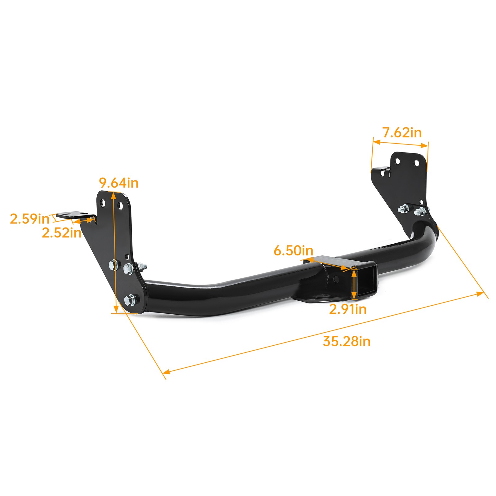 Trailer Hitch 2″ Receiver Class 3 Fits Select Mitsubishi Outlander Sport, RVR