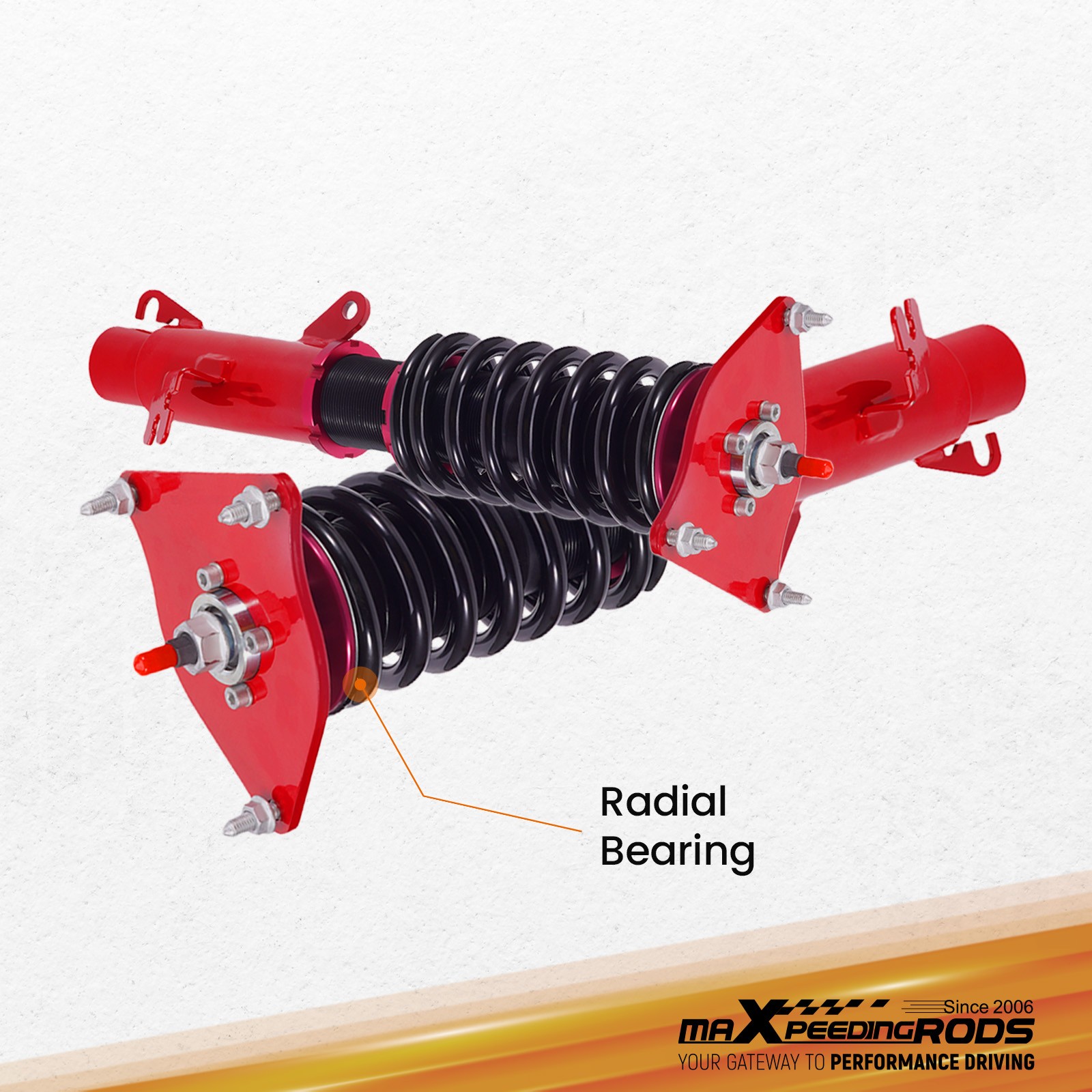 MaXpeedingrods Coilovers Suspension Lowering Kits for Mini Cooper R50 R53 02-06