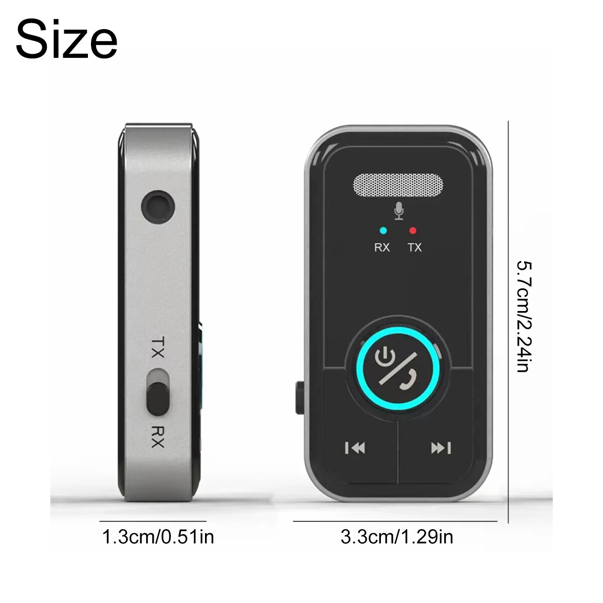 USB Wireless Bluetooth 5.3 Transmitter+Receiver for Car Music Audio Aux Adapter