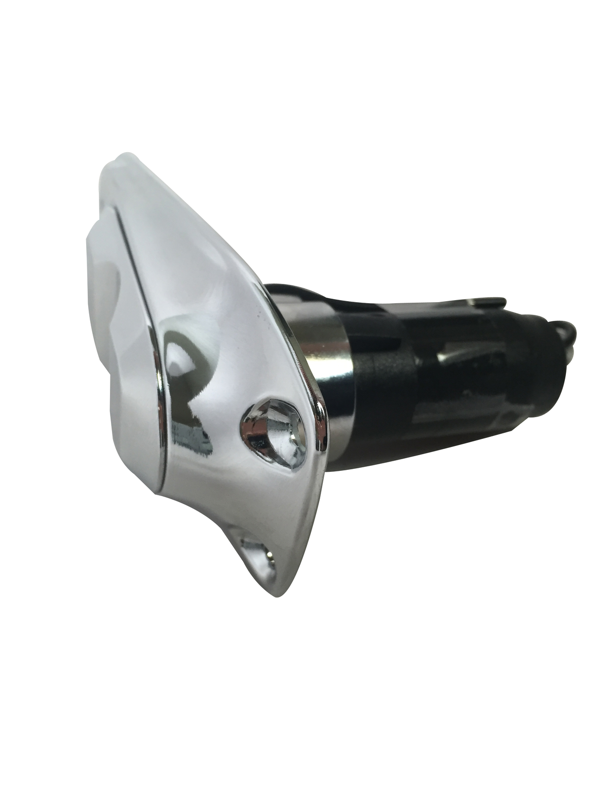 Pactrade Navigation All Round Warm White Stern Light 24”, 2-Prong Chrome Base