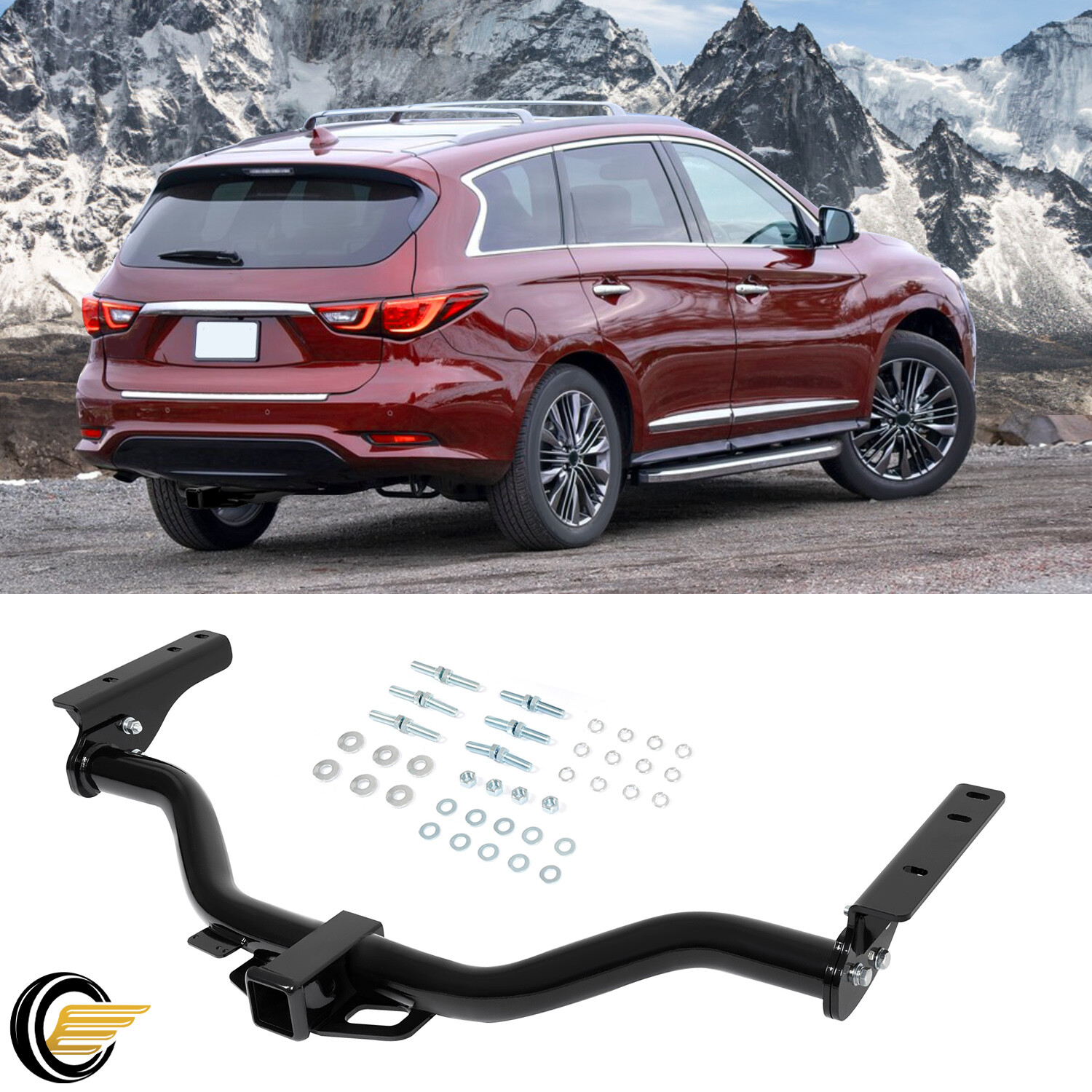 Class 4 Trailer Hitch 2″ Receiver For Infiniti QX60 2014-20 & Infiniti JX35 2013