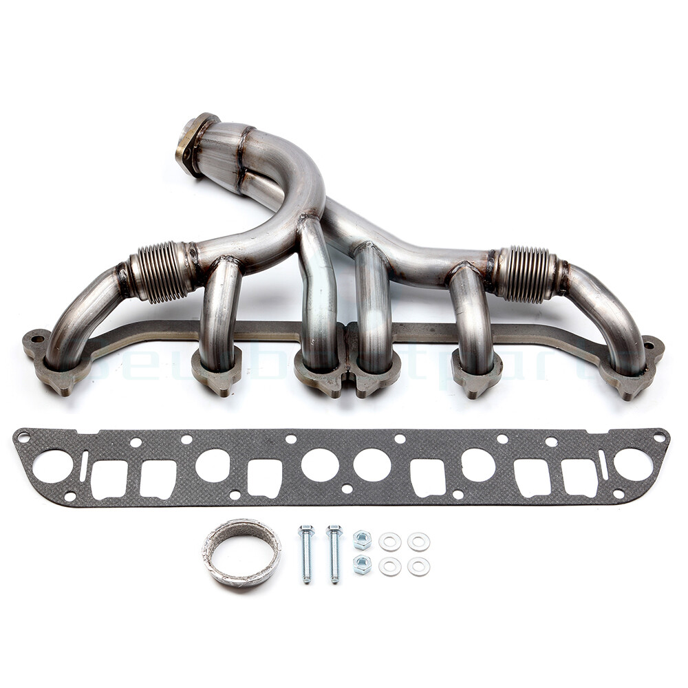 Exhaust Manifold & Gasket Kit for Wrangler Grand Cherokee 4.0L Stainless Steel