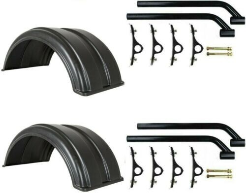 Buyers Products Fits 16″ – 17″ Wheels Plastic TRUCK FENDERS & MOUNTING BRACKETS