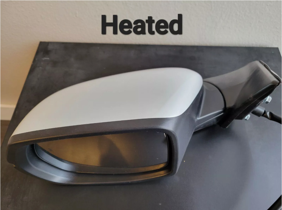 White Left Driver Side Mirror For 2017-2022 Honda CR-V America Built Models