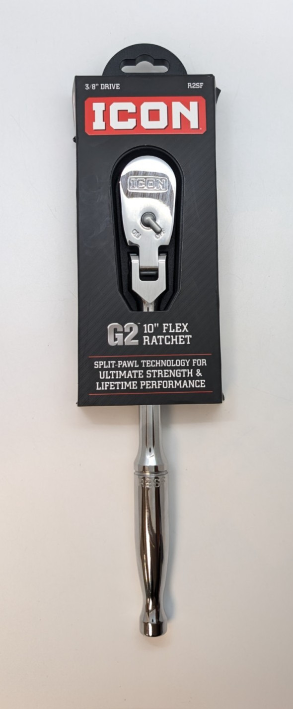 ICON G2 3/8″ Drive 10″ Flex Ratchet – R2SF – 70456 – NEW IN PACKAGING!