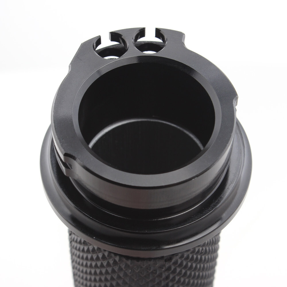 Pair Aluminum 1″ Black Handle Bar Hand Grips Fit For Harley Sportster Road King