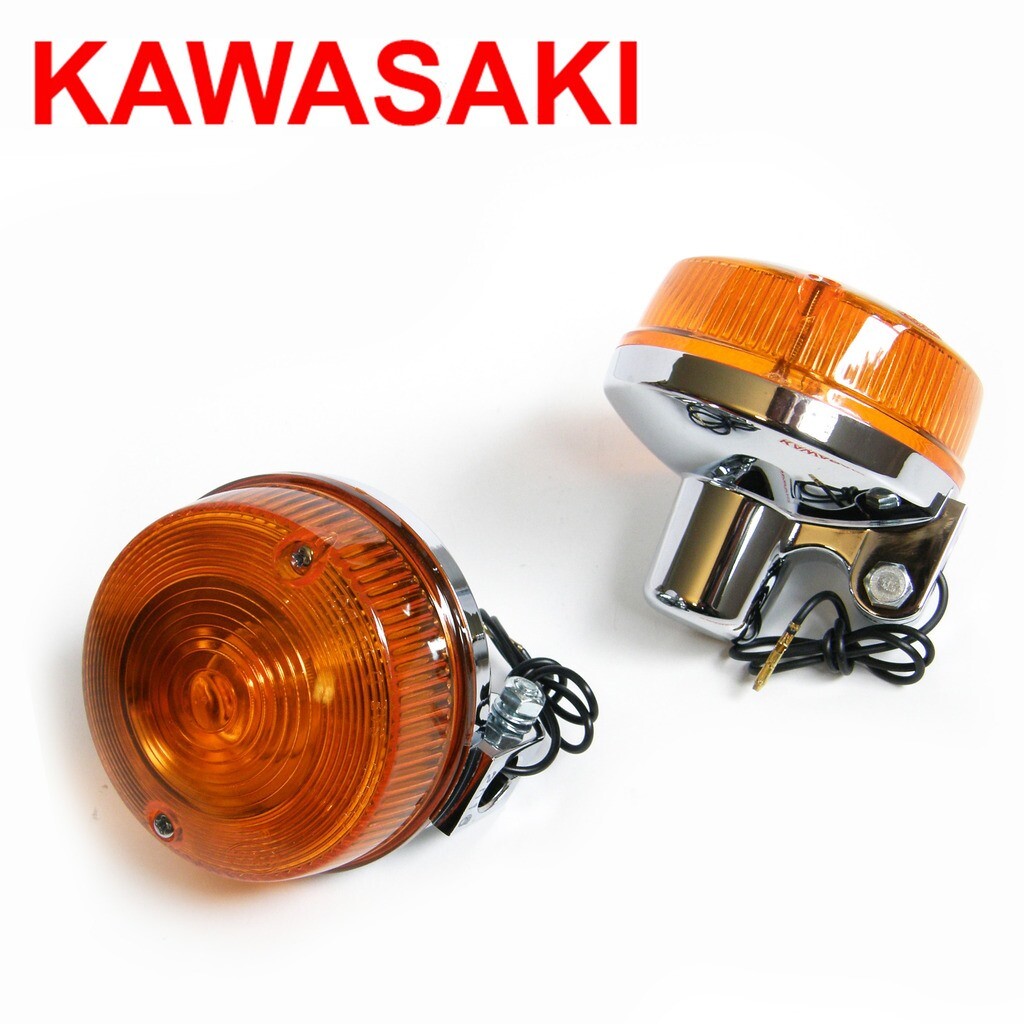 Kawasaki front rear left right Turn Signal Blinkers z1 h2 kz900 kz kz1000 winker