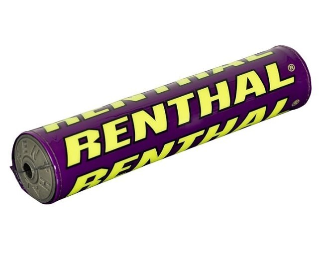 Renthal 10 Inch SX Bar Pad Purple with Yellow BRAND NEW