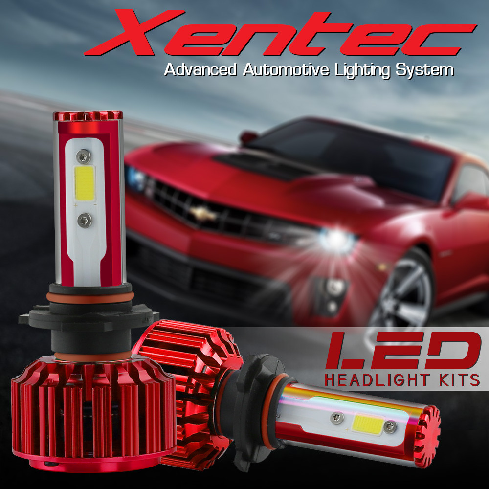2pcs 9007/HB5 252W CREE Hi/Lo Beam LED Headlights Bulb 6500K HID Xenon 25200LM