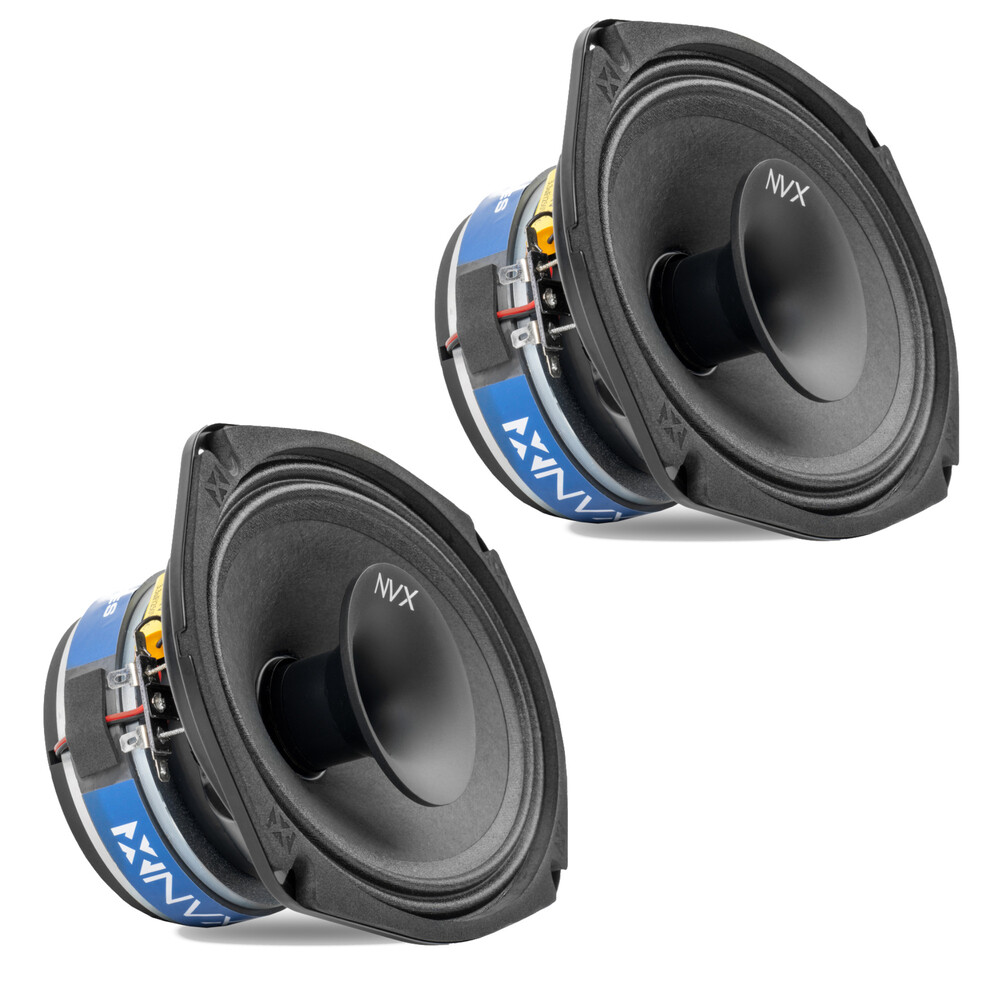 Pair (2) NVX VPRO69H 200W RMS 6×9″ V-Series Pro Coaxial w/ Horn Tweeter