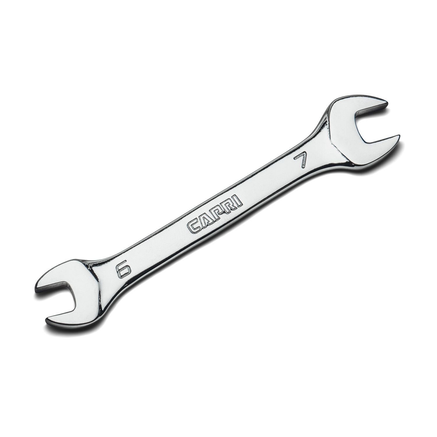 Capri Tools Slim Mini Open End Wrench, Metric and SAE Sizes