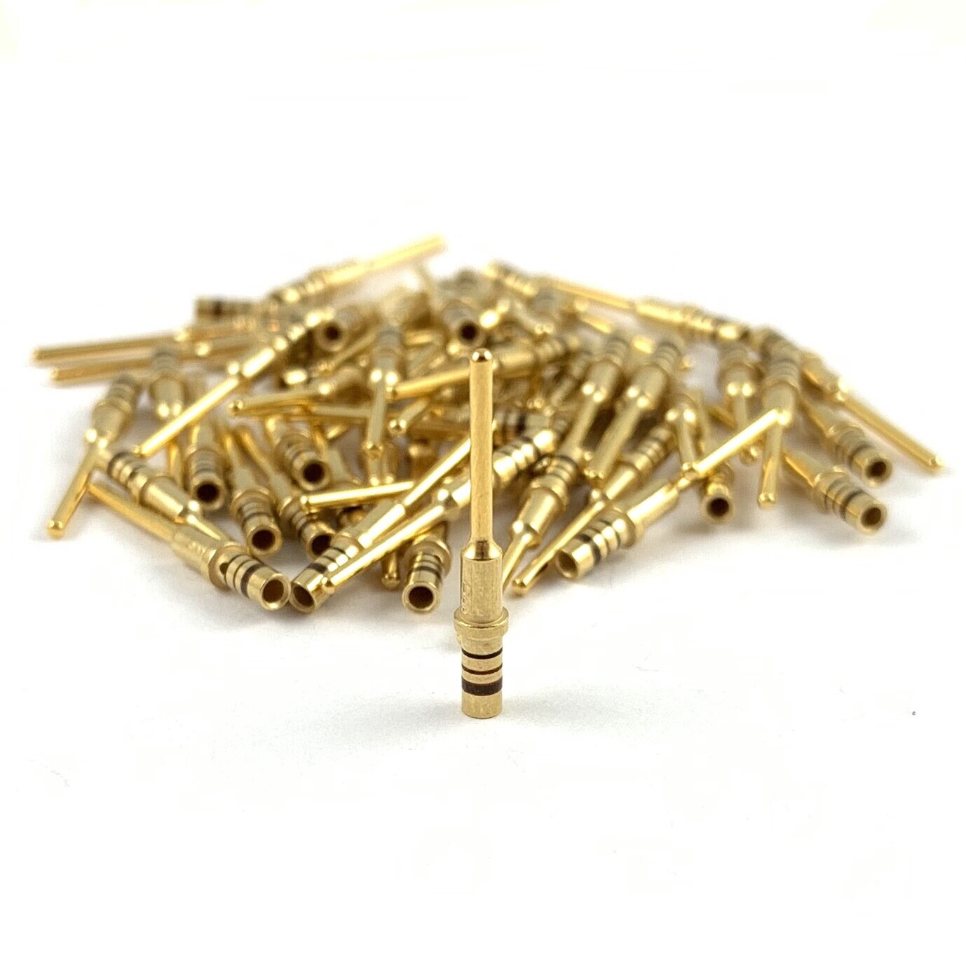 50x Male Pin Terminal for Deutsch DTM Connector Plug 24-20 AWG Gold Size 20