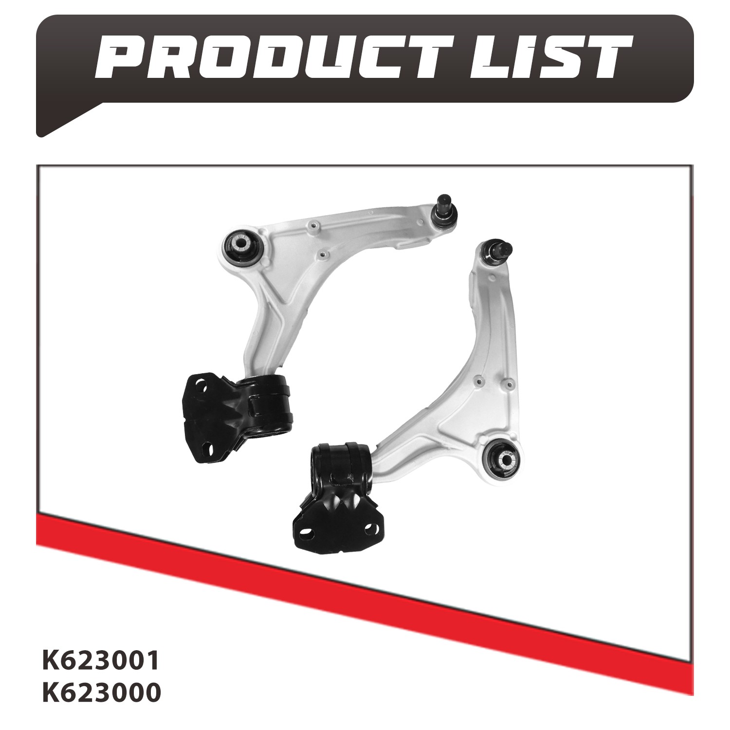 2Pcs Front Lower Control Arms and Ball Joint Set for Ford Fusion 2013-2020 MKZ