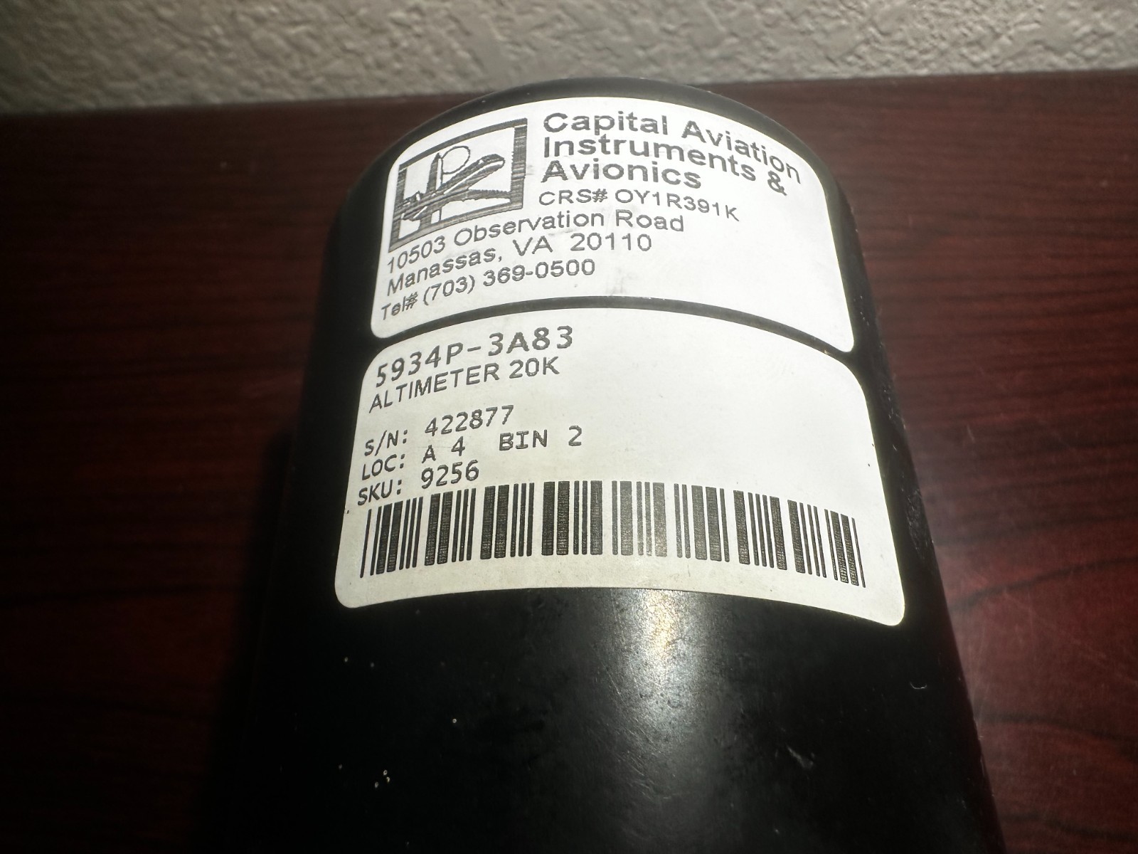 United Instruments 5934P-3 altimeter tested guaranteed 30 days