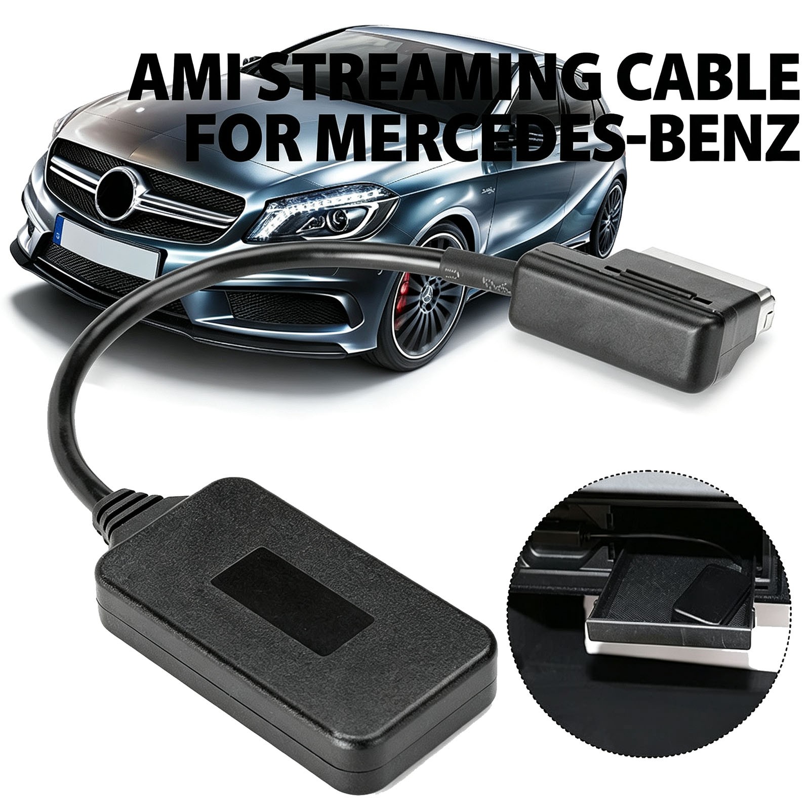 Wireless Interface bluetooth Music Adapter Cable Media For Mercedes Benz AMI MMI
