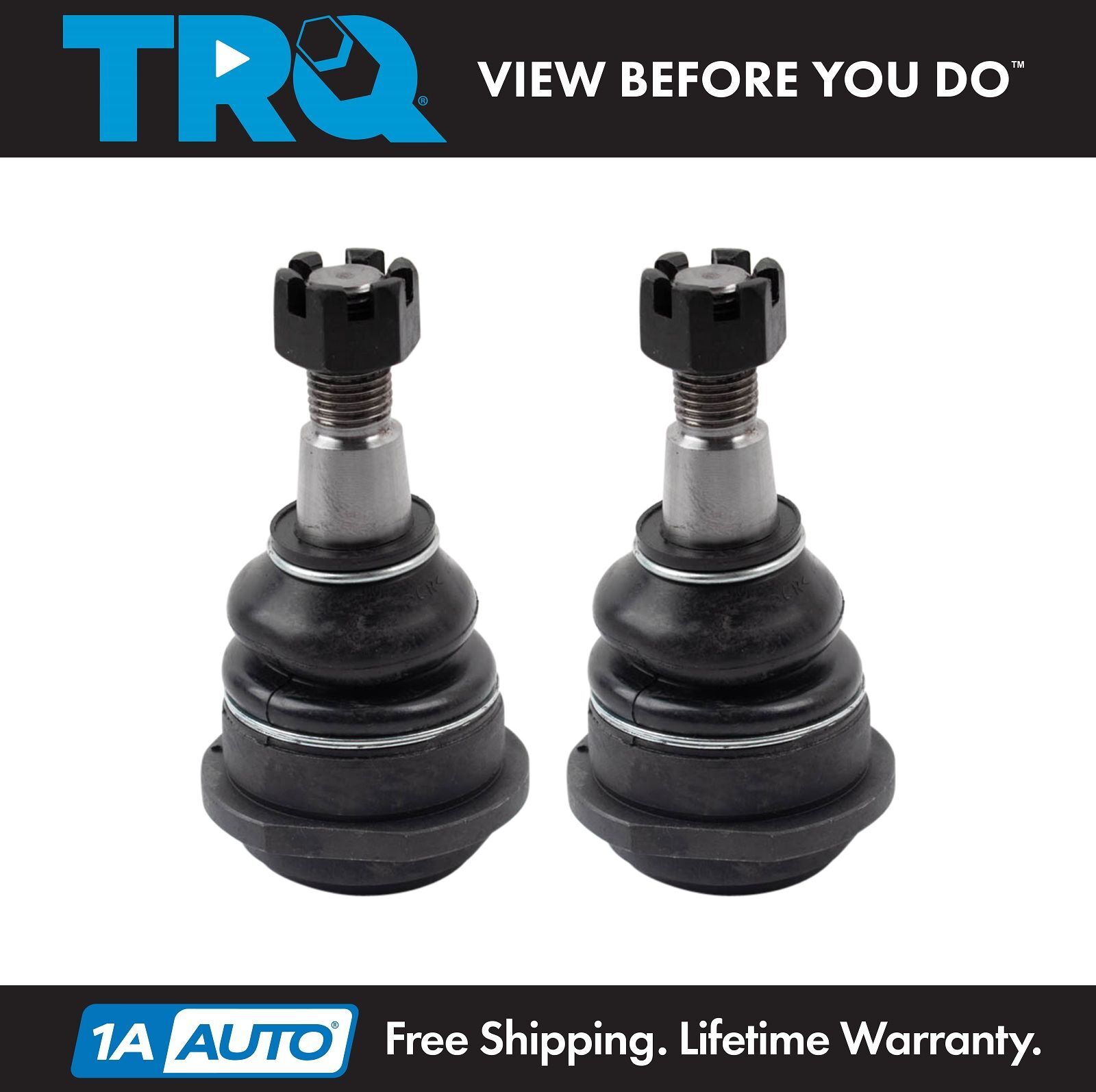 TRQ Front Upper Ball Joint Set Fits 2011-2015 Dodge Durango Jeep Grand Cherokee