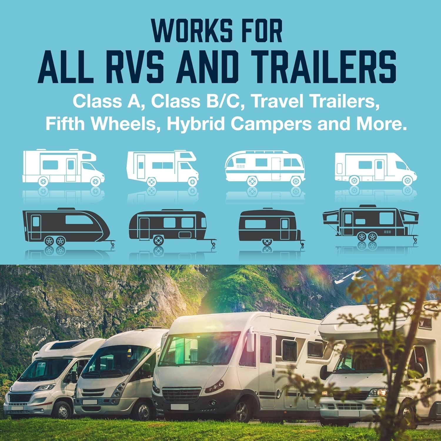 RV Leveler Wireless Bluetooth App iPhone Android Travel Trailer 5th Wheel Level