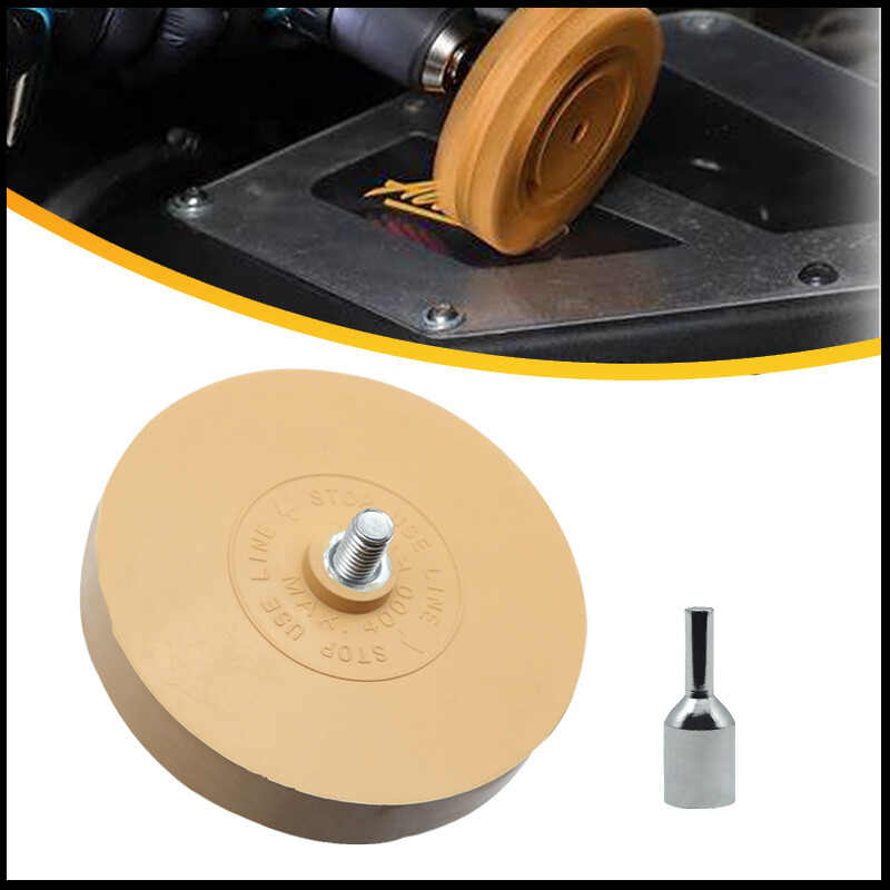 Car Decal Remover Rubber Eraser Wheel Tool For Drill Adhesive Pinstripe Sticker