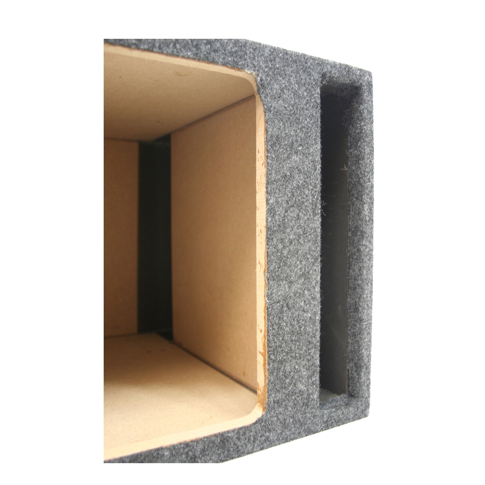 Car Audio Single 10″ Vented Square Sub Box Enclosure fits Kicker L7 Subwoofer