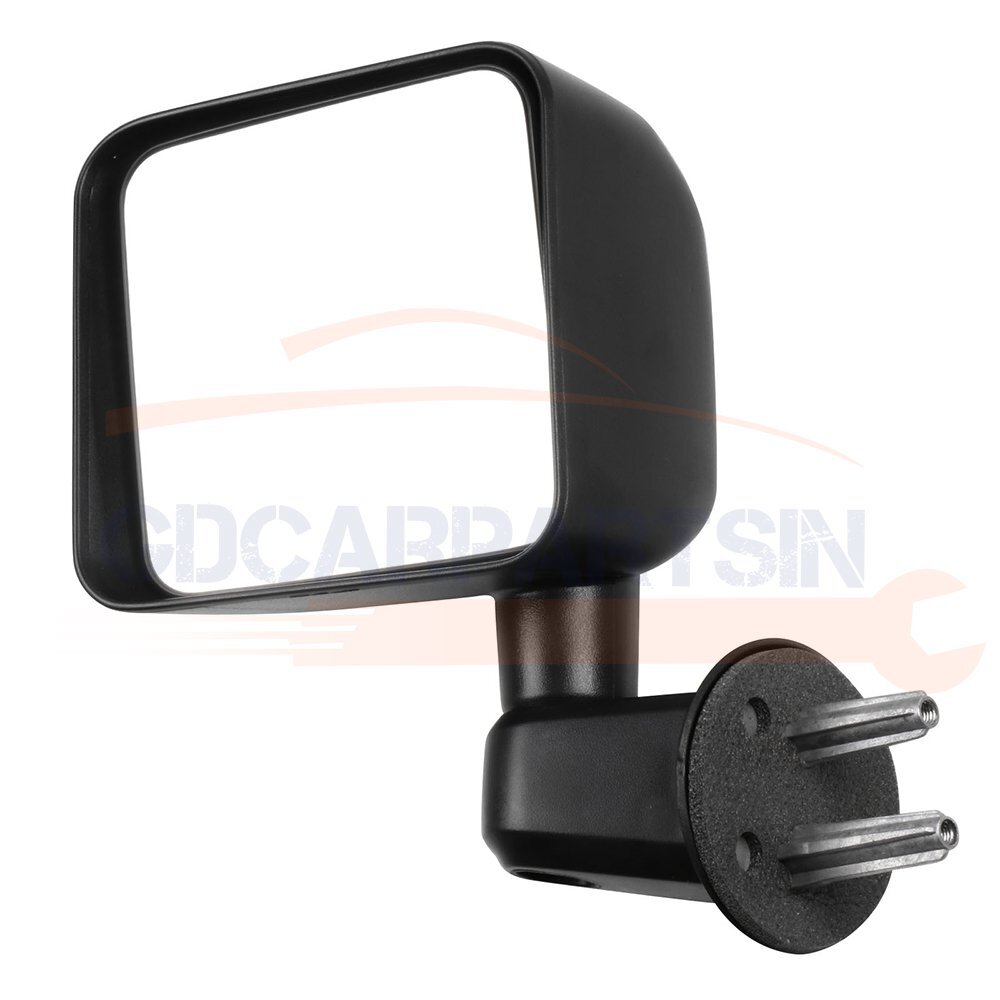 For 2007-2017 Jeep Wrangler Driver Side Mirror Manual Adjustment Manual Fold