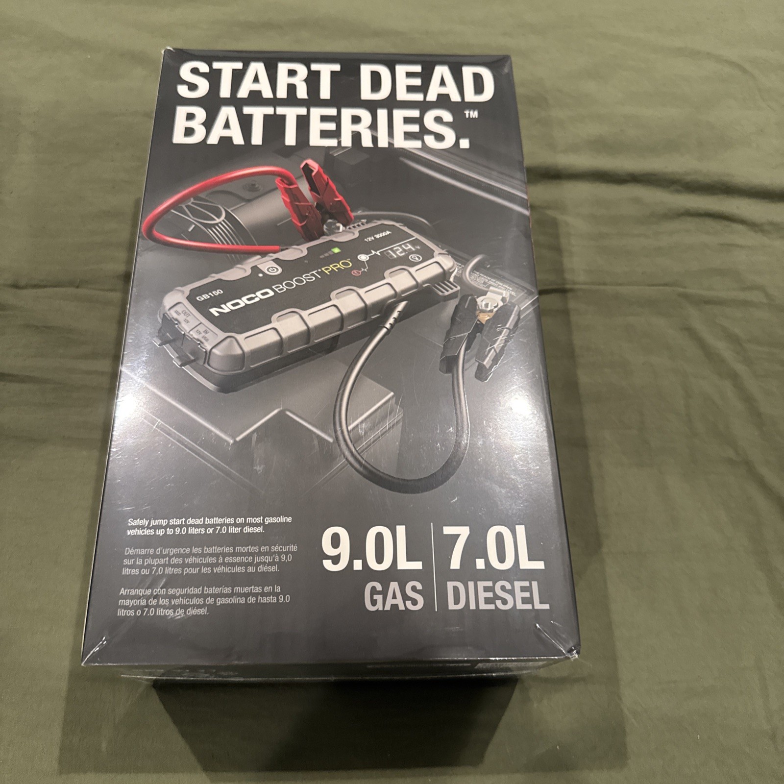 Noco Gb150 12v 3000A Car Jump Starter Battery Booster brand NEW UNOPENED