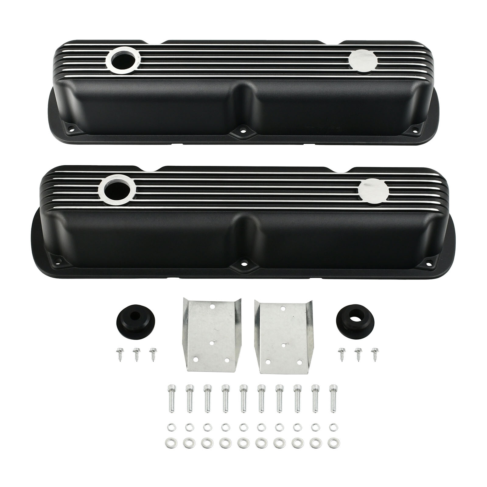 For Small Block Mopar Plymouth Dodge Chrysler 318 340 360 Aluminum Valve Covers