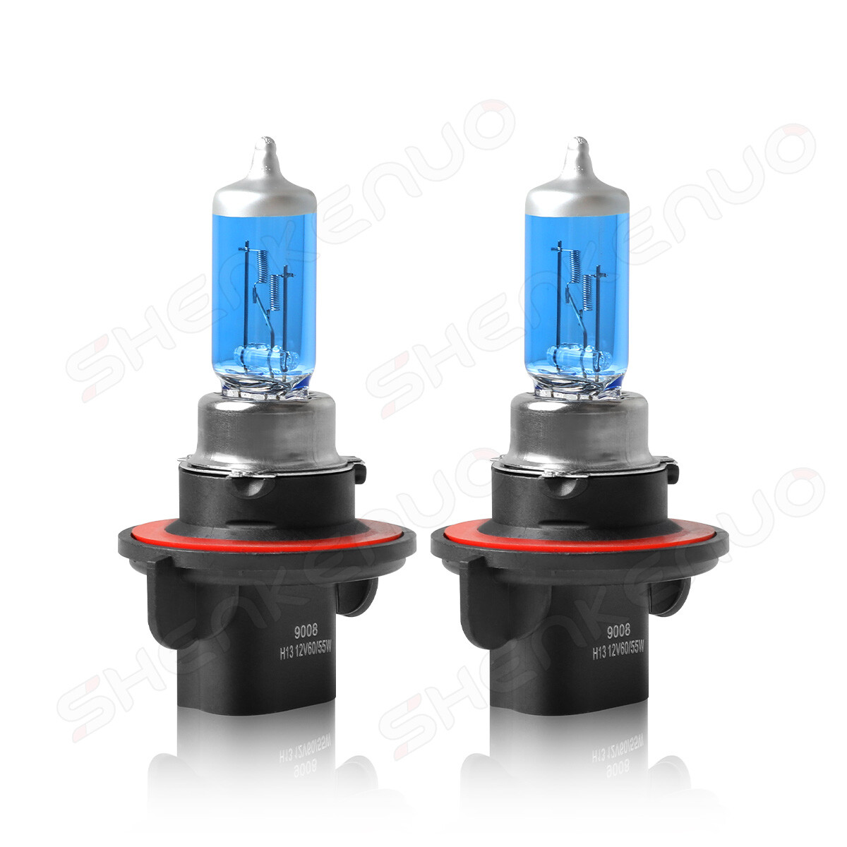 Halogen 9008 H13 60/55W 4200K White Two Bulbs Headlight Replace High Low Beam