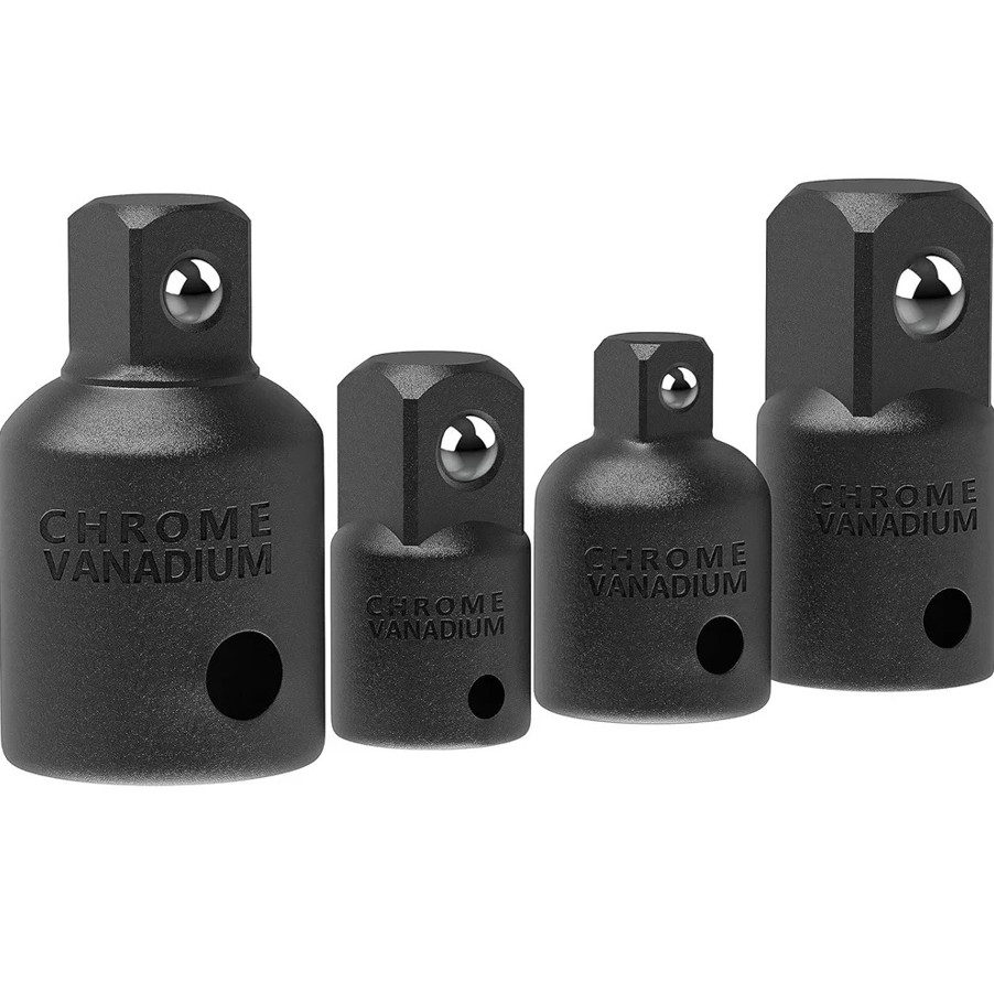 4PCS Impact Socket Adapter Reducer Set – Heavy Duty Drive Converter Tools – NEW