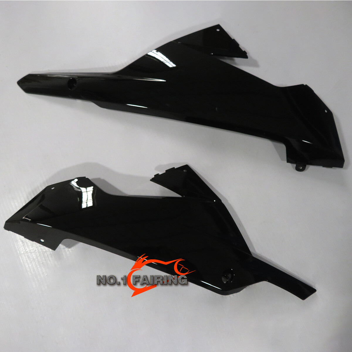 GLOSS BLACK Fairing Kit ABS Plastic Molding fit for Kawasaki Ninja 300 2013-2017