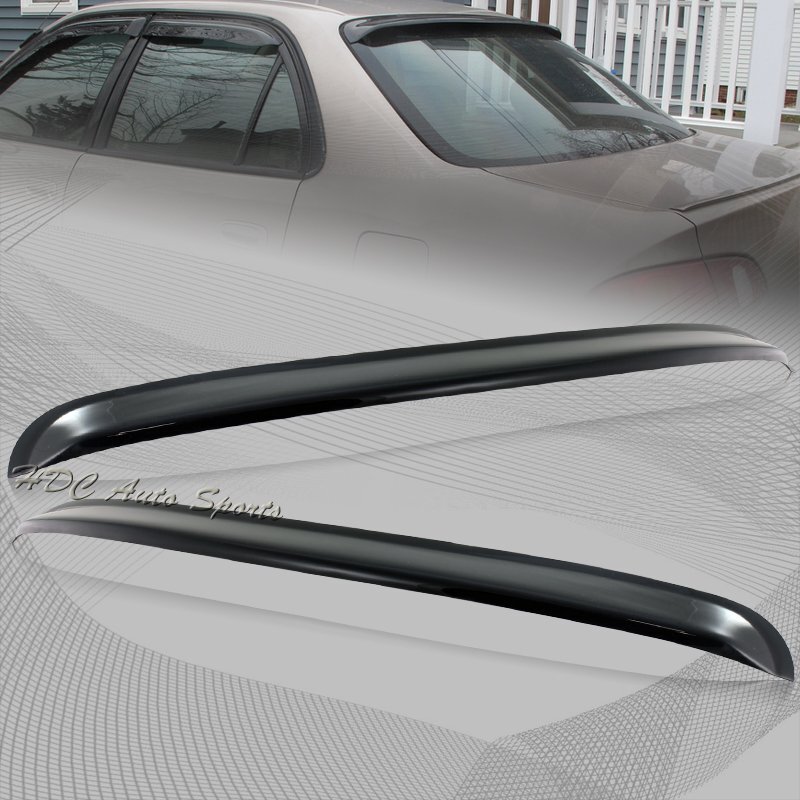 For 1998-2002 Toyota Corolla JDM ABS Plastic Roof Window Deflector Visor Spoiler