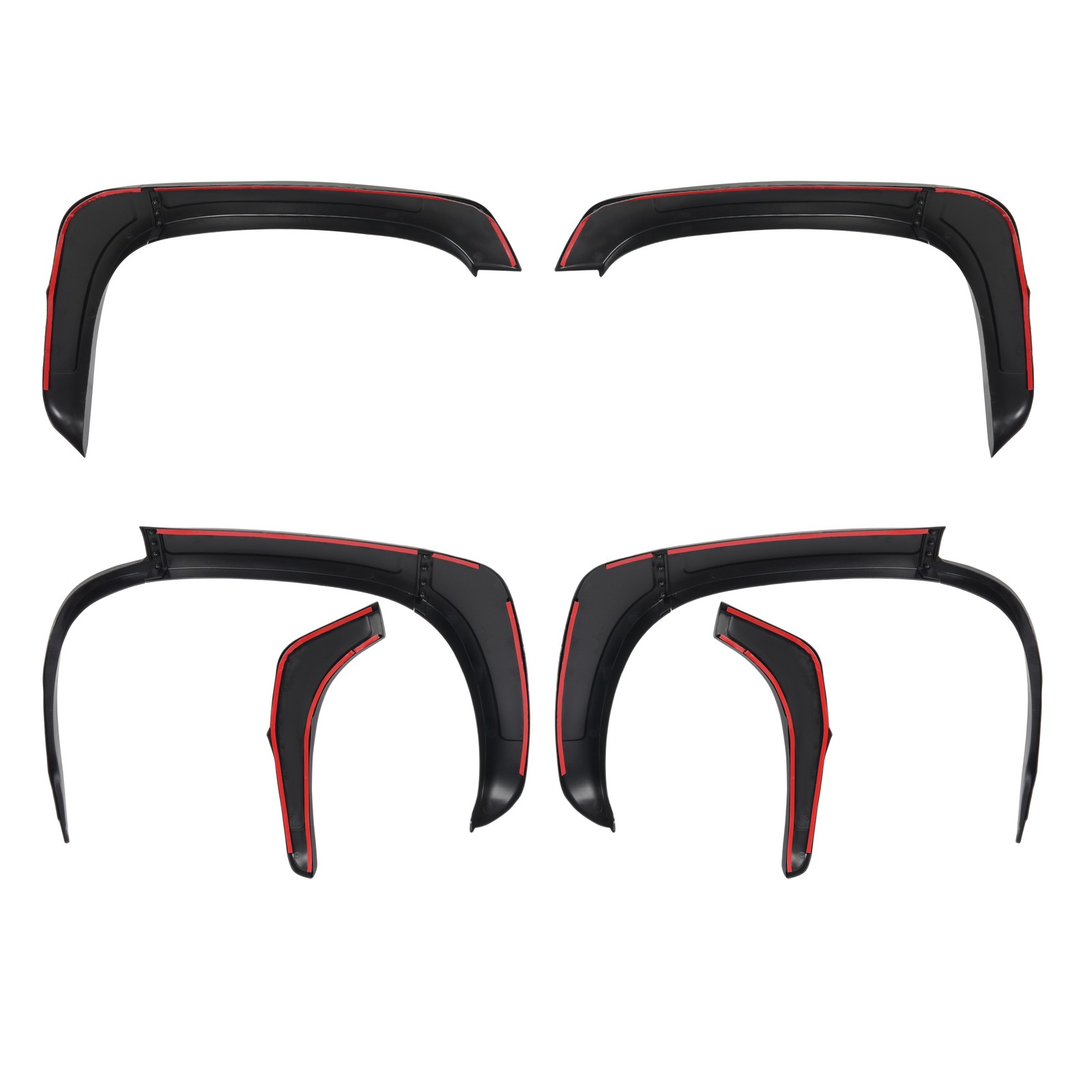 Fits 2000-2006 Chevrolet Tahoe Textured Black Bolt-on Fender Flares Set