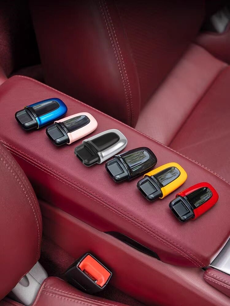 One Button Start Passive Keyless Enter Key Cover Case For Porsche Cayenne Macan
