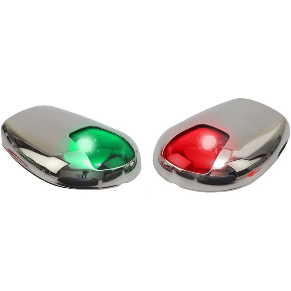 Sea-Dog 400079-1 Stainless Steel ABS LED Side Mount Lights Pair